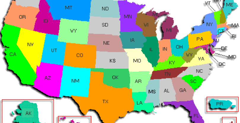 Find The Us States Quiz United States Map Puzzle Us States